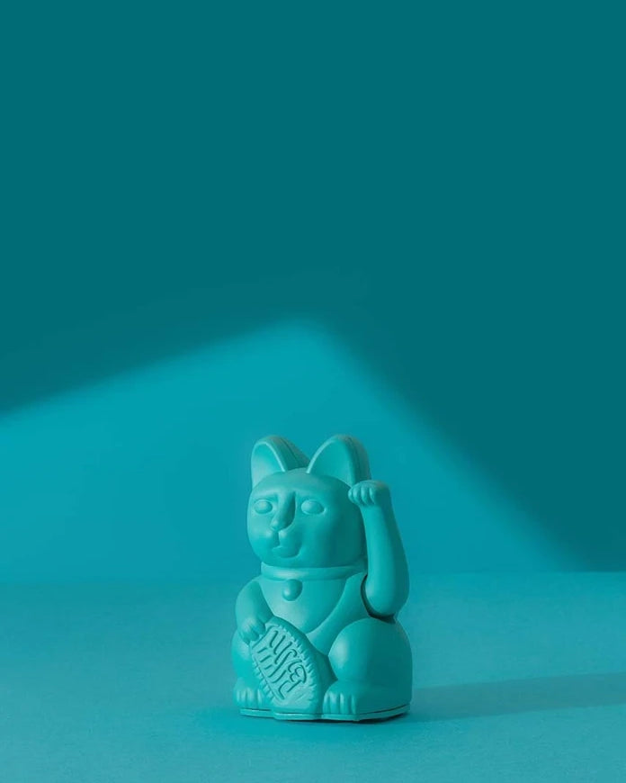 Декорация Donkey Lucky Cat Mini - Turquoise