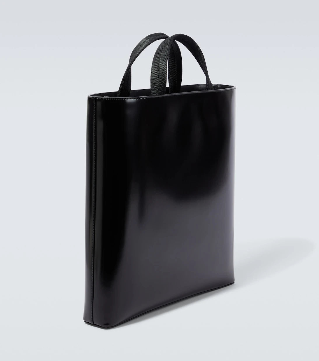 Prada - Leather tote bag and water bottle set