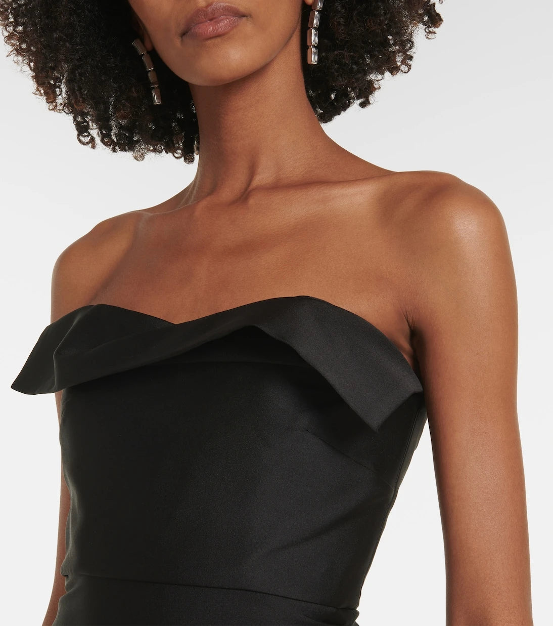 Roland Mouret - Strapless silk-blend taffeta gown