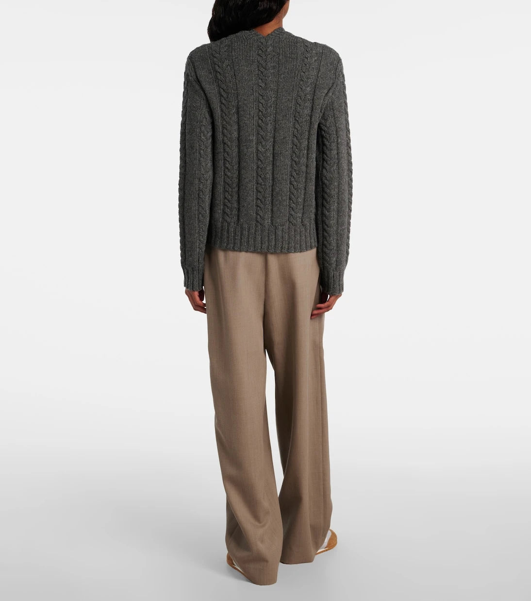Loewe - سترة موغلينيه صوفية محبوكة بأسلاك