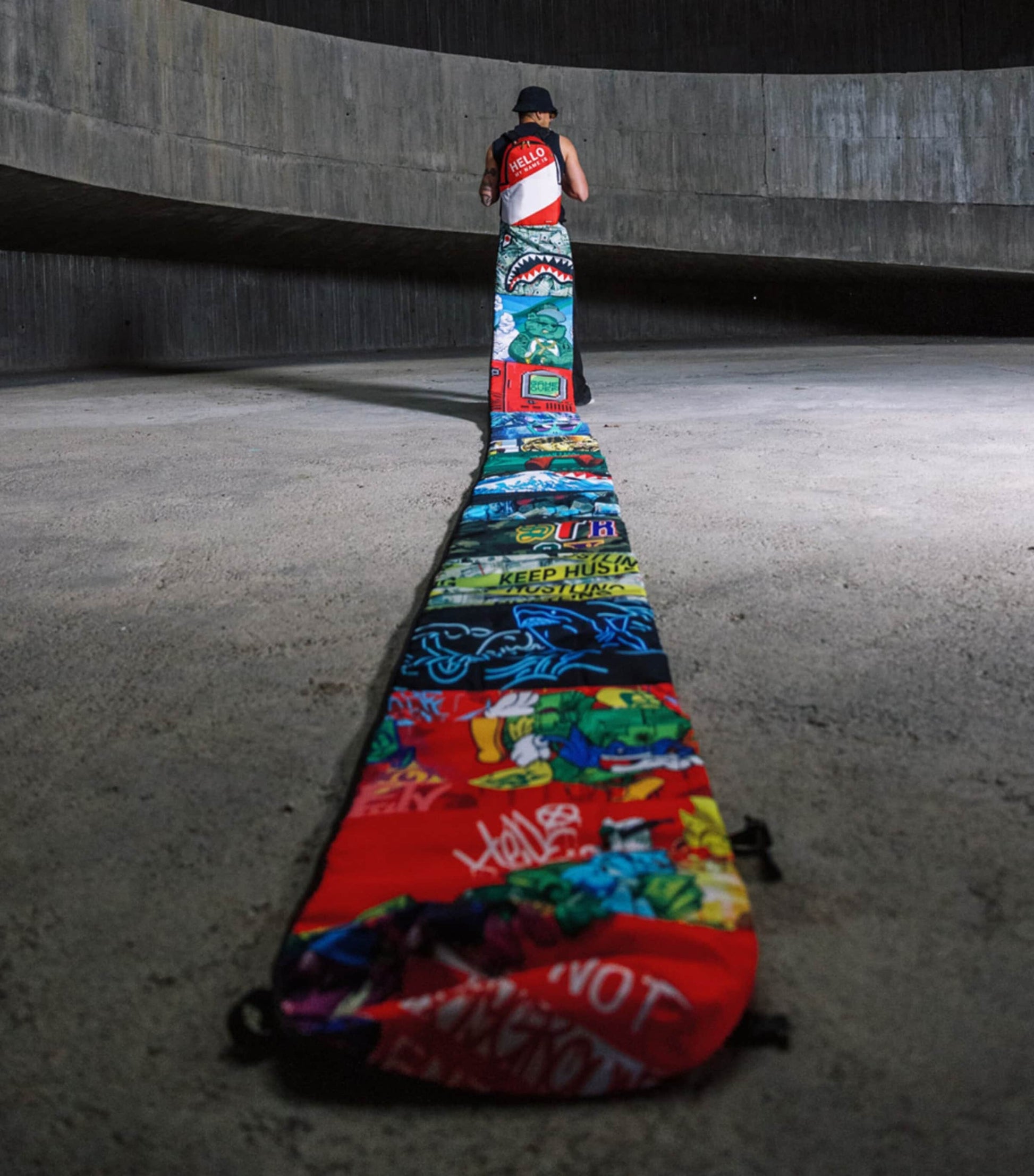 The Scroll of 15 Years Backpack BLACK