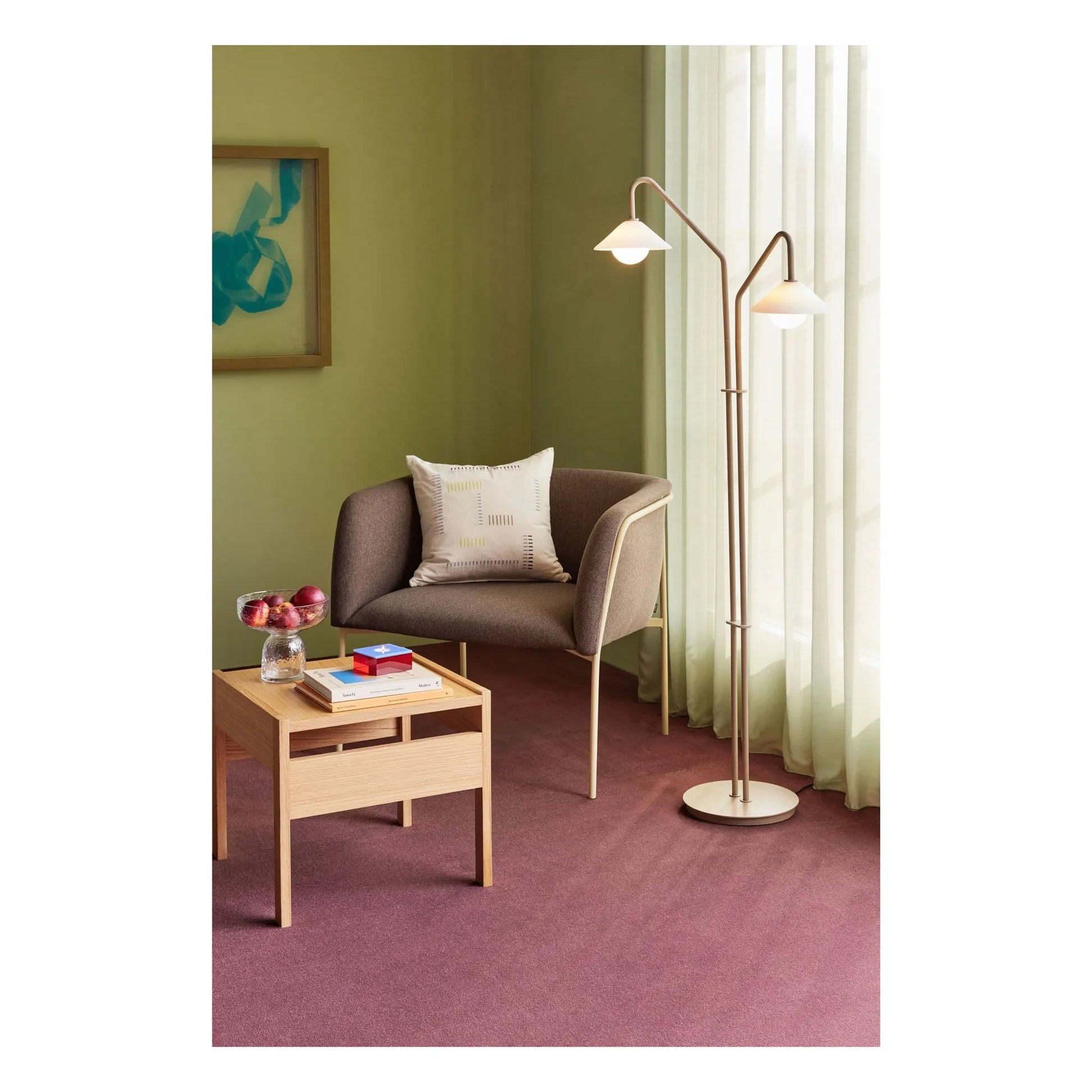 Hübsch - Elodie cushion | Beige