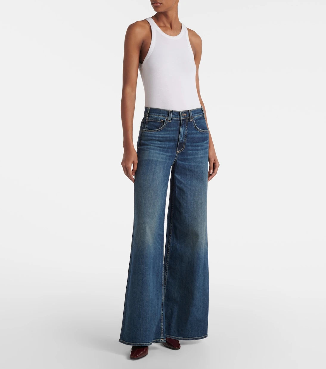Nili Lotan - Rolland mid-rise wide-leg jeans