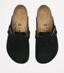 Suede Boston Clogs