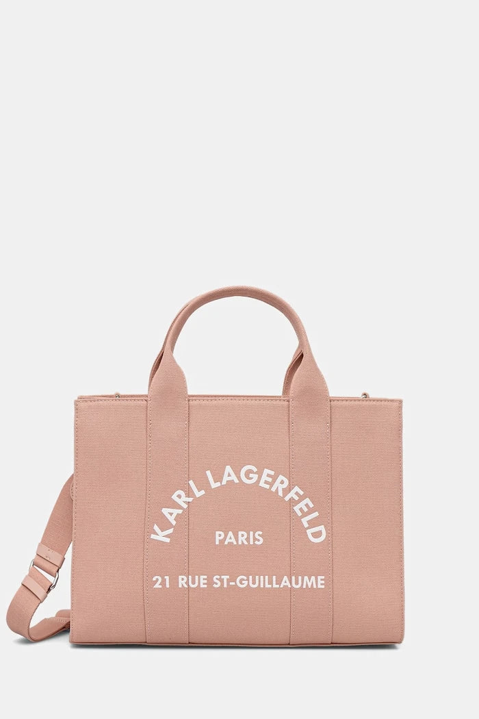Karl Lagerfeld kadın pamuk tote çanta K/RSG