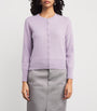 Maison Margiela Purple Virgin Wool Cardigan