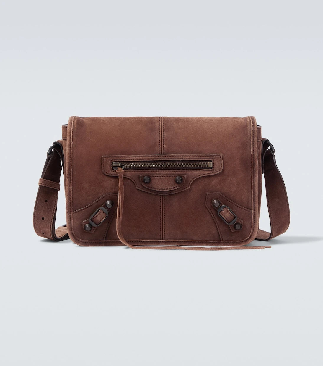 Balenciaga - Le City Small suede messenger bag
