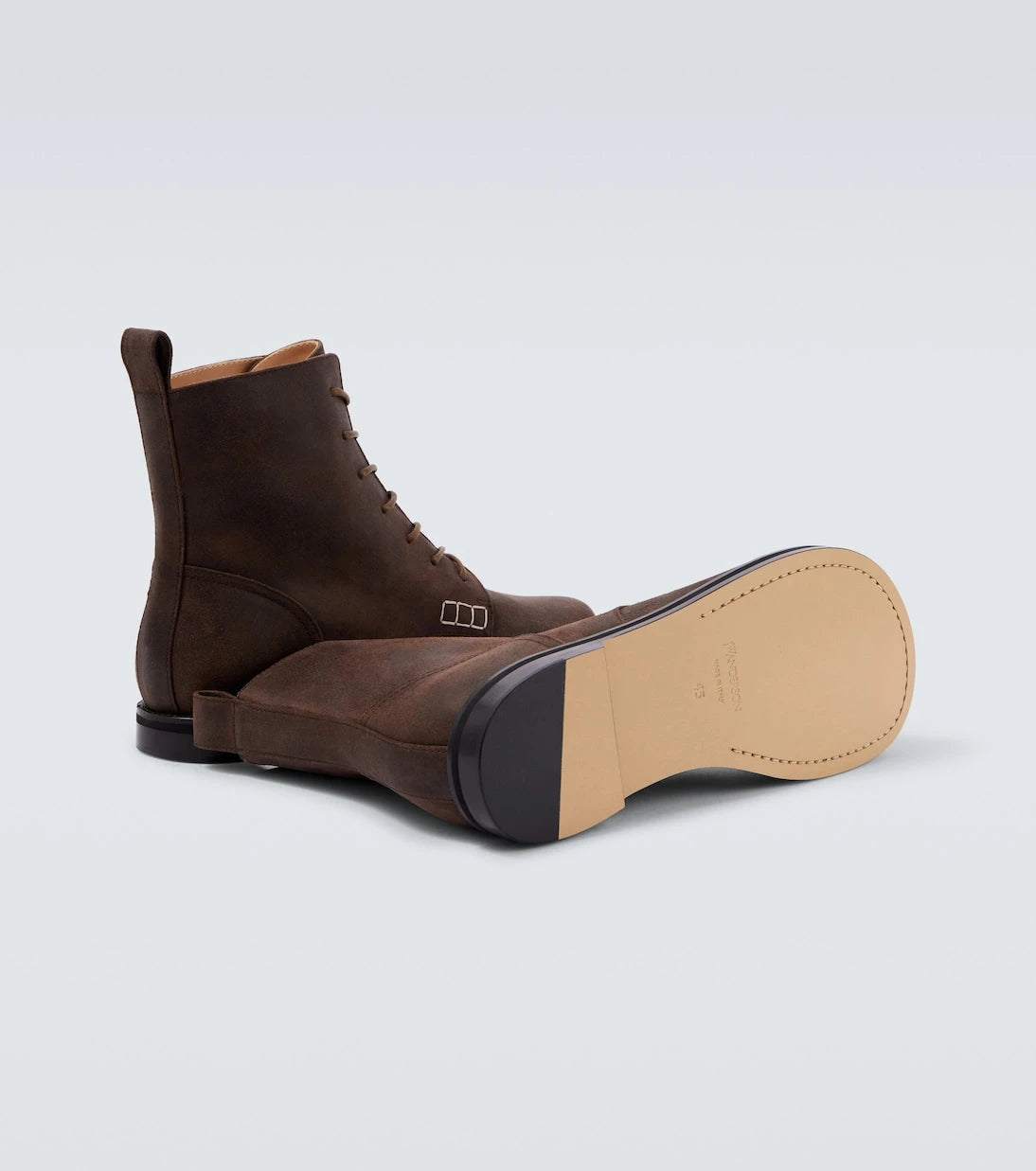 JW Anderson - Leather lace-up boots