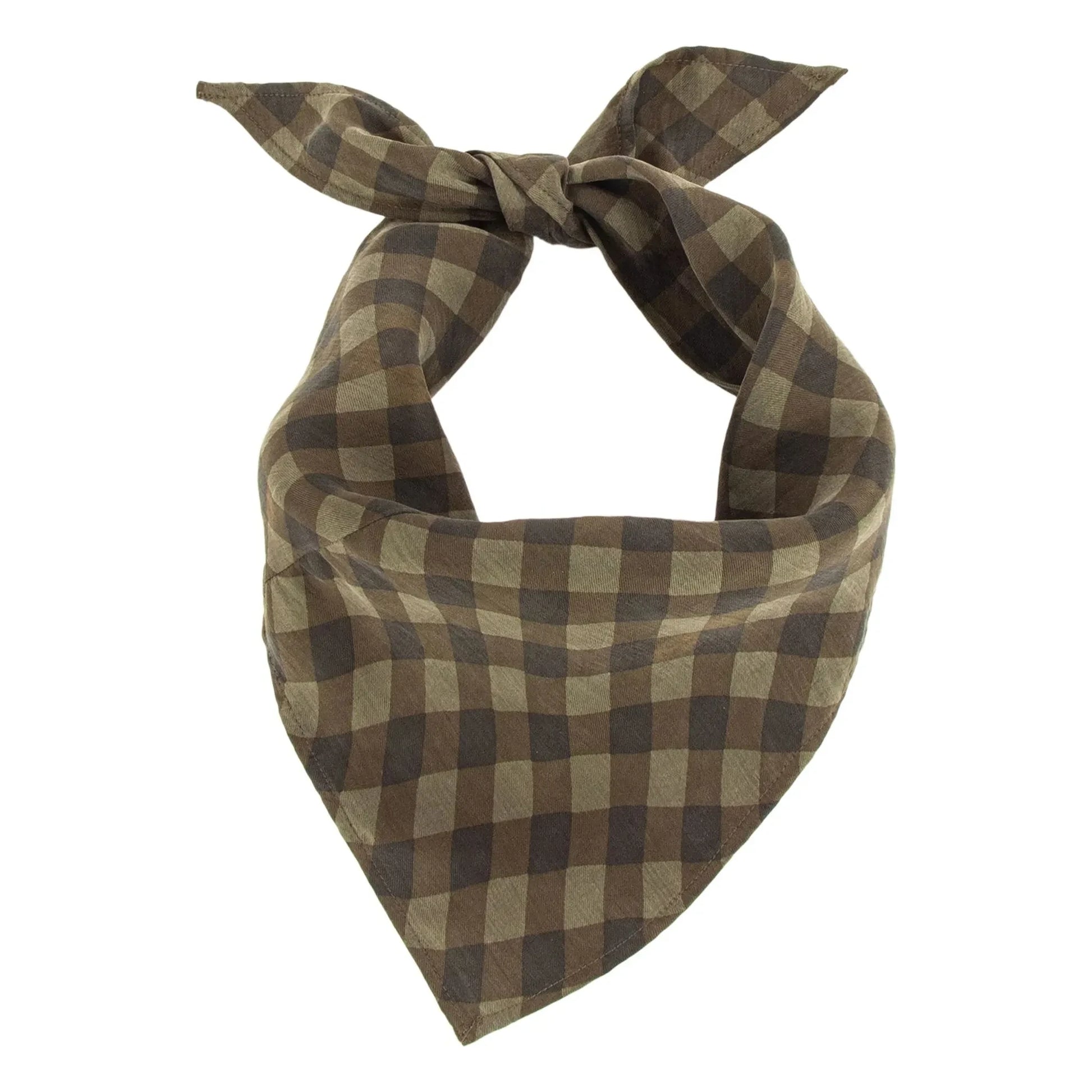Sessùn - Scotty Carreaux Scarf | Khaki