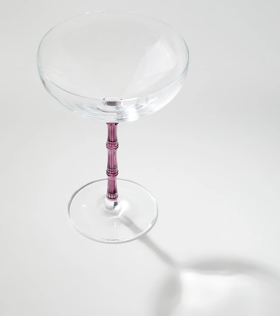 La DoubleJ - Bamboo set of 2 crystal champagne coupes