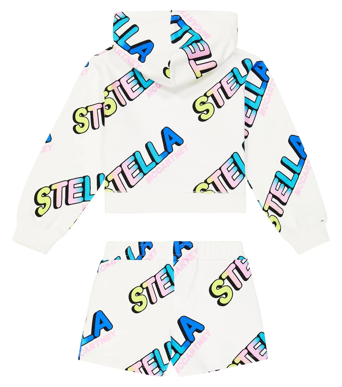 Stella McCartney Kids - Printed cotton sweatshirt and shorts