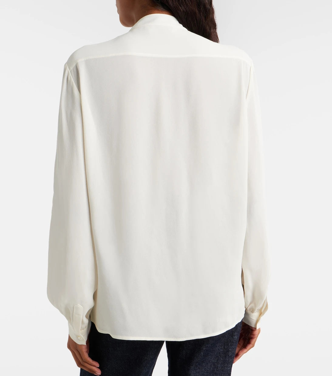 Tory Burch - Tie-neck georgette blouse