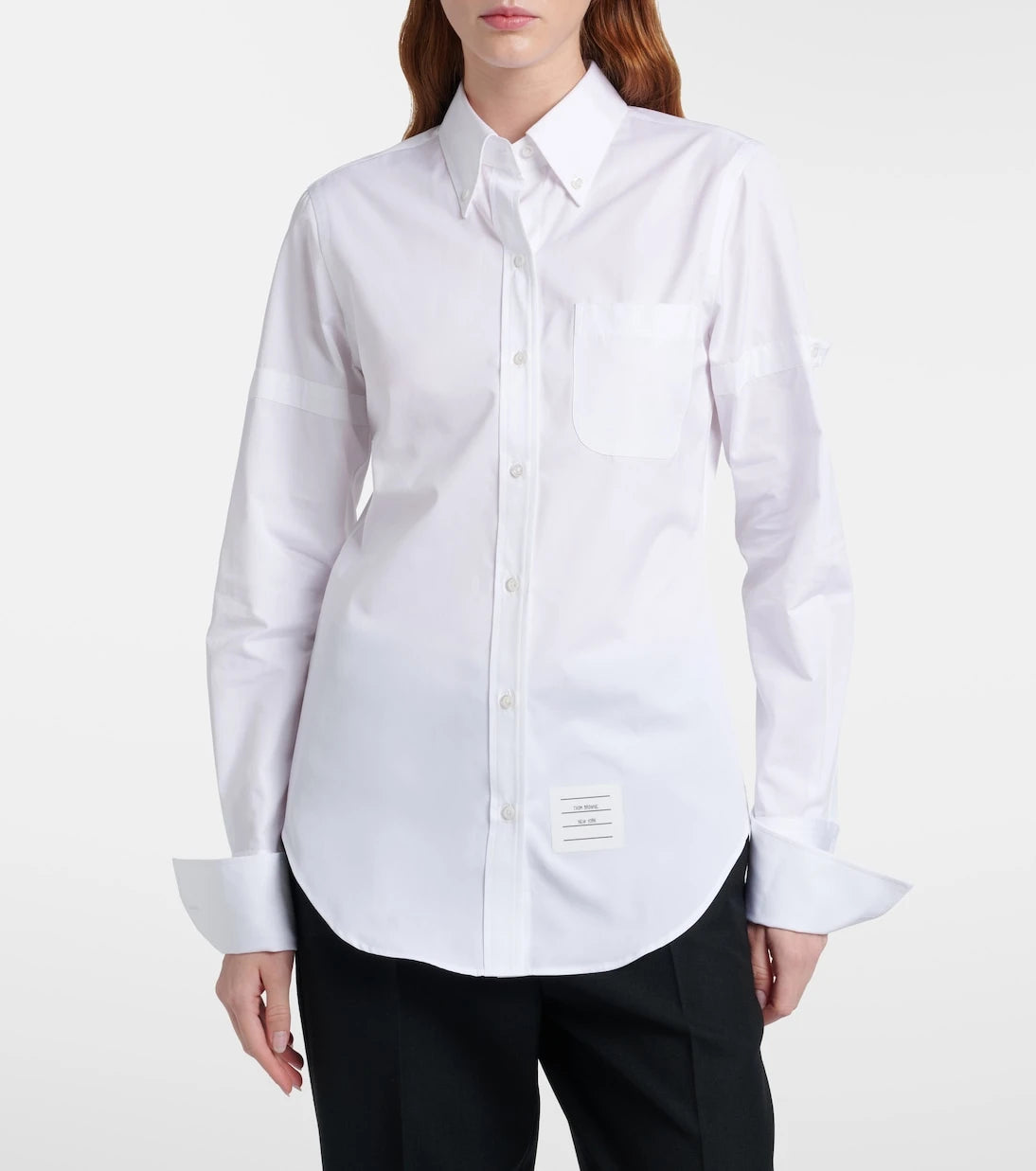 Thom Browne - Logo cotton shirt
