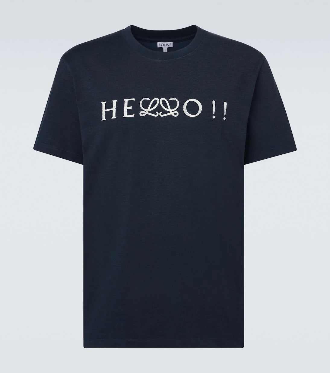 Loewe - Printed cotton-blend jersey T-shirt