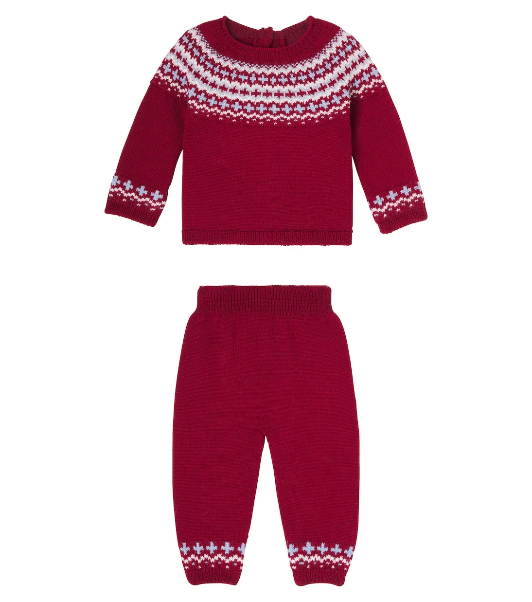 La Coqueta - Baby Lyle wool sweater and pants set