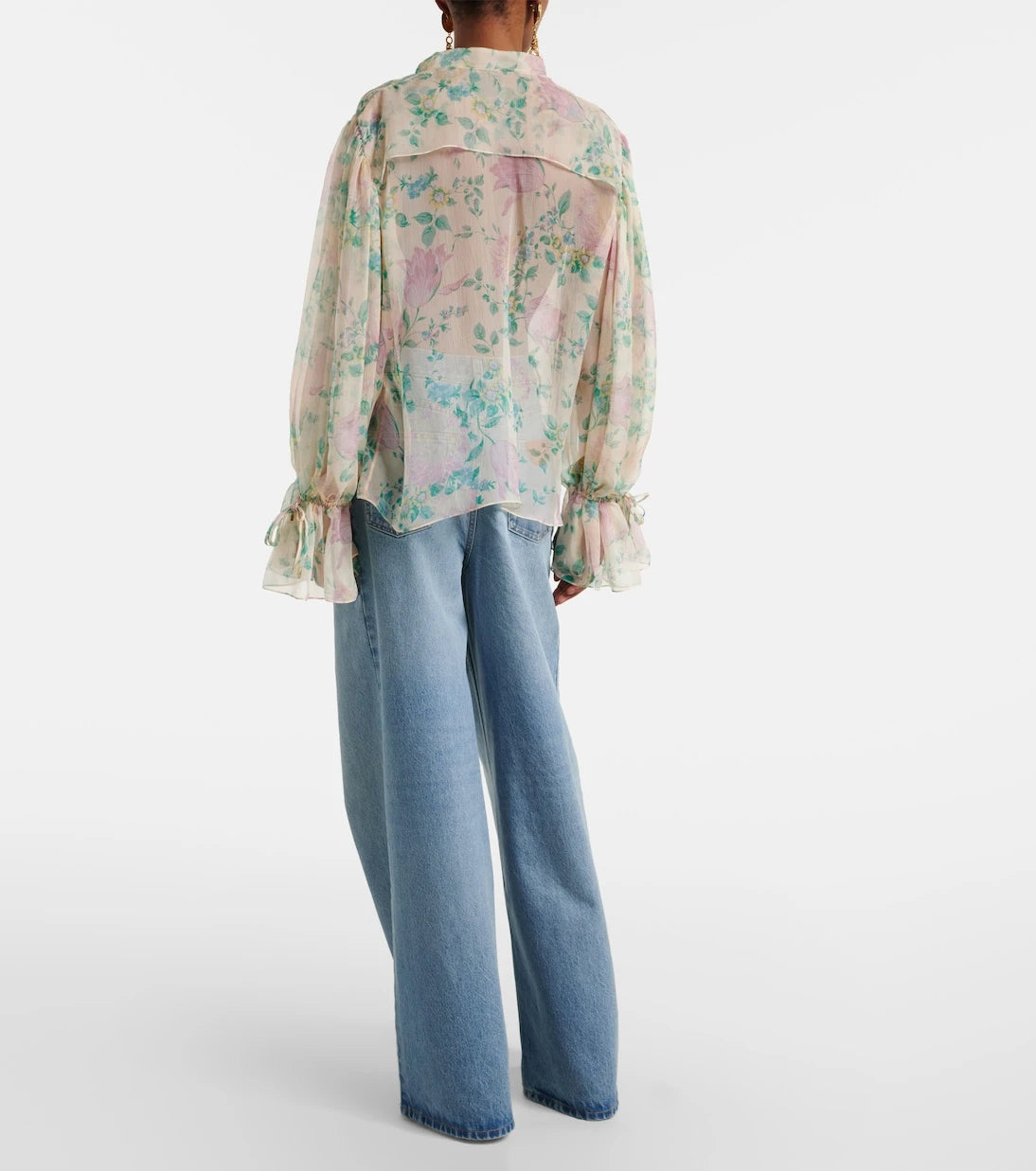 Chloé - Sheer silk top