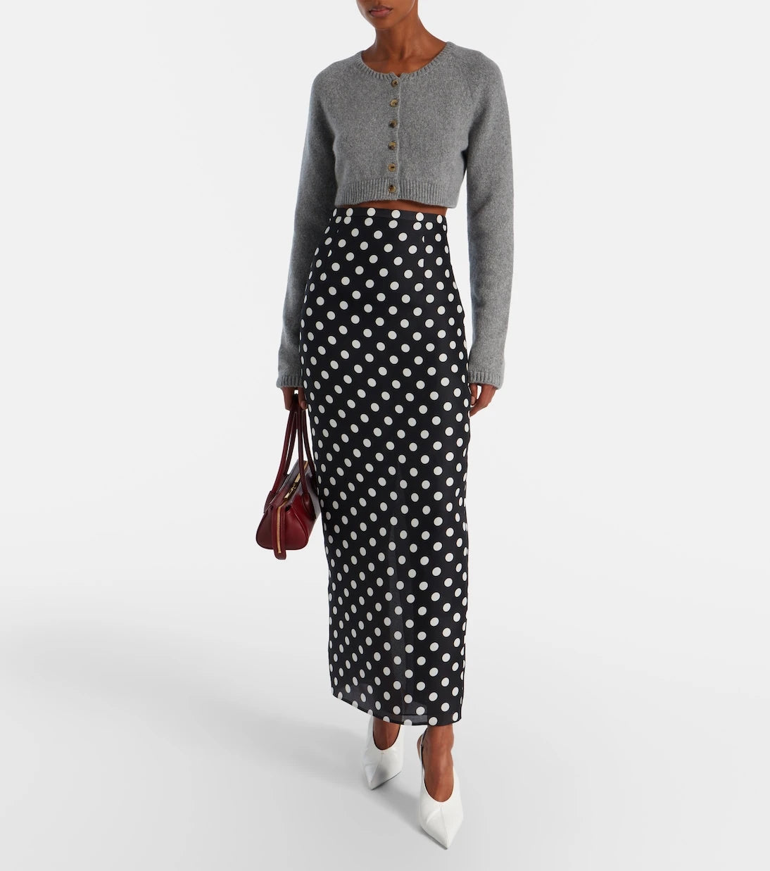 Khaite - Steph cropped cashmere cardigan