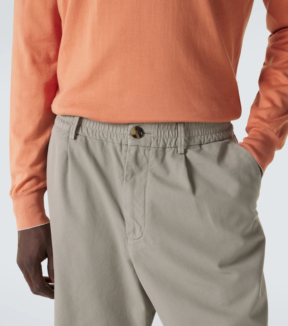 Brunello Cucinelli - Cotton gabardine Bermuda shorts