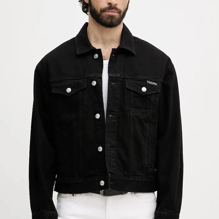 Calvin Klein Jeans erkek denim geçiş ceketi