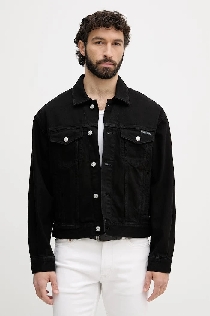 Calvin Klein Jeans erkek denim geçiş ceketi