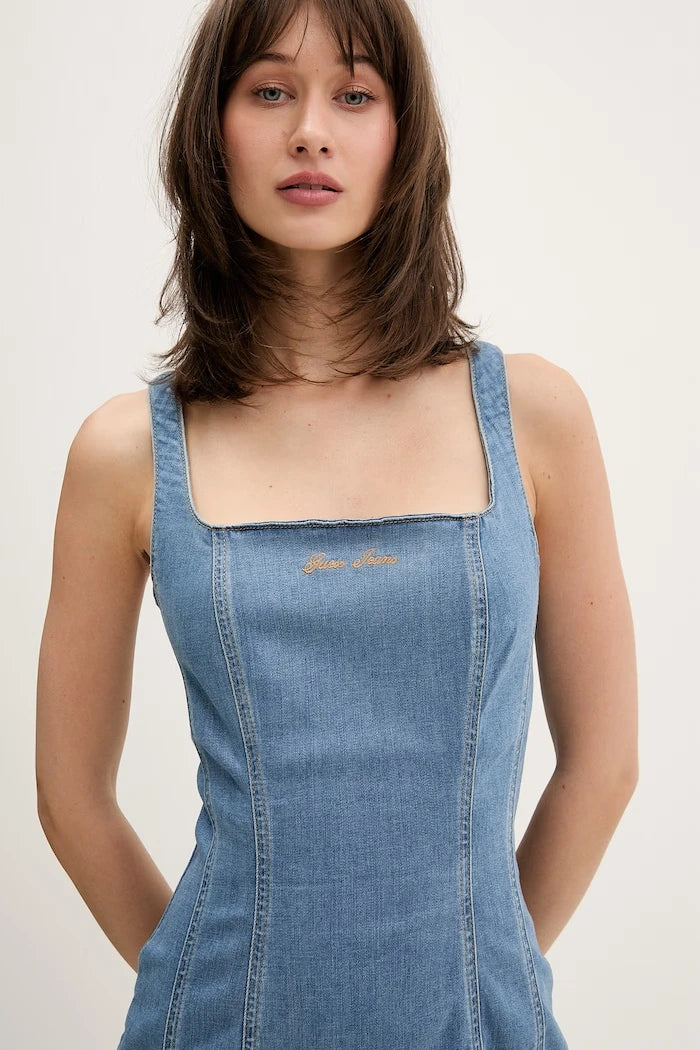 Guess Jeans рокля с лиосел