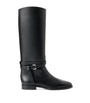 Black Leather Donnely Boots