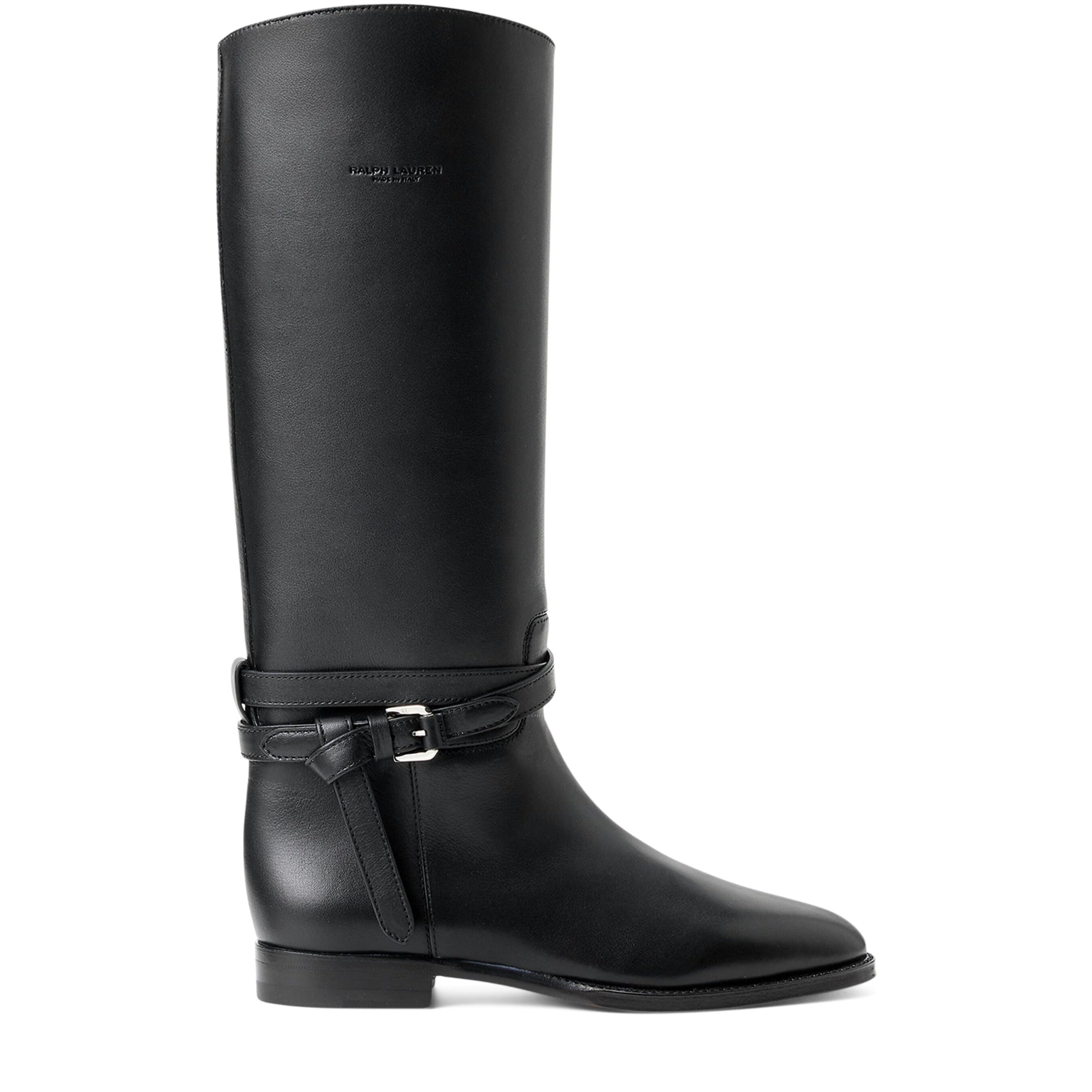 Black Leather Donnely Boots
