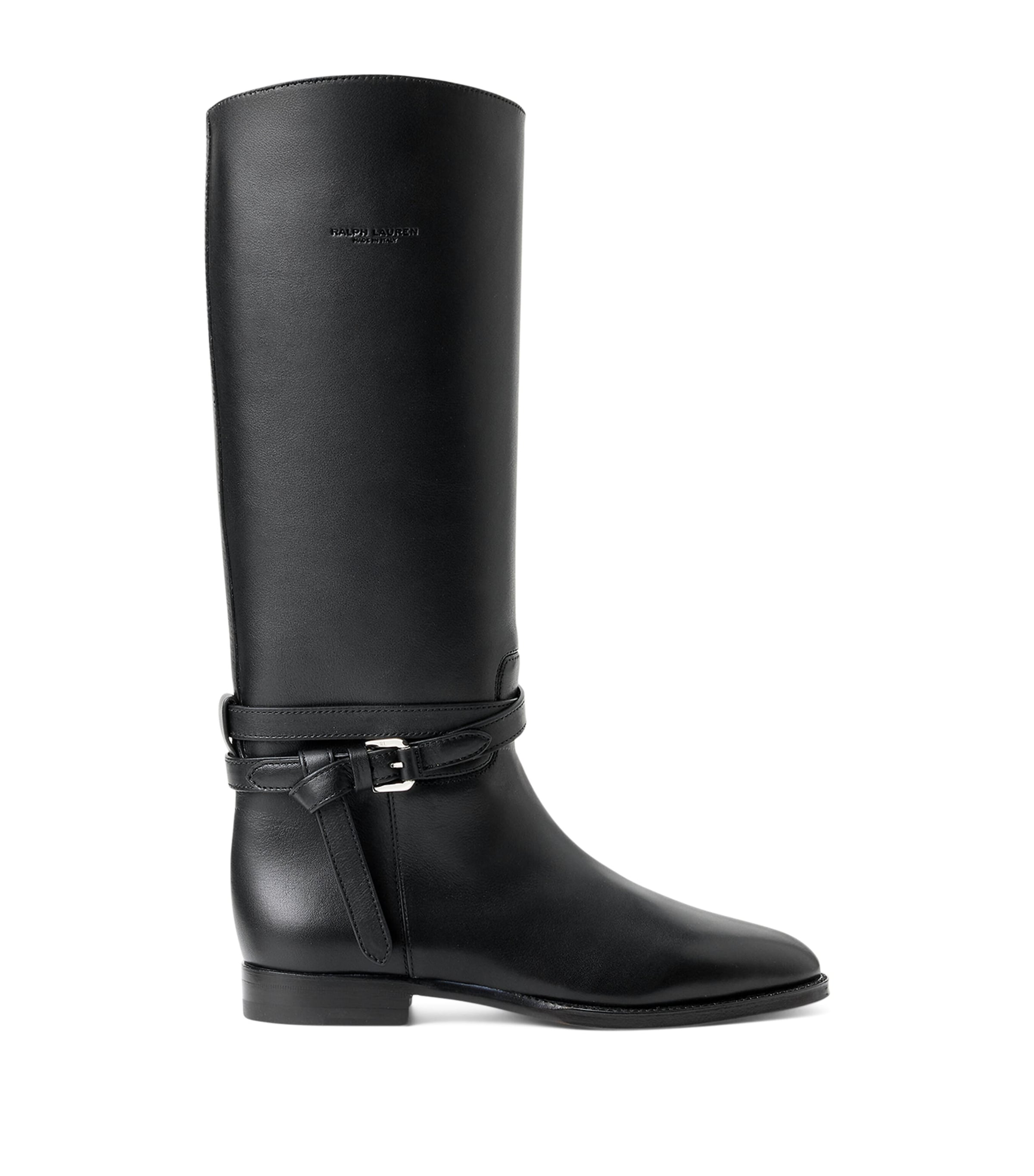 Black Leather Donnely Boots