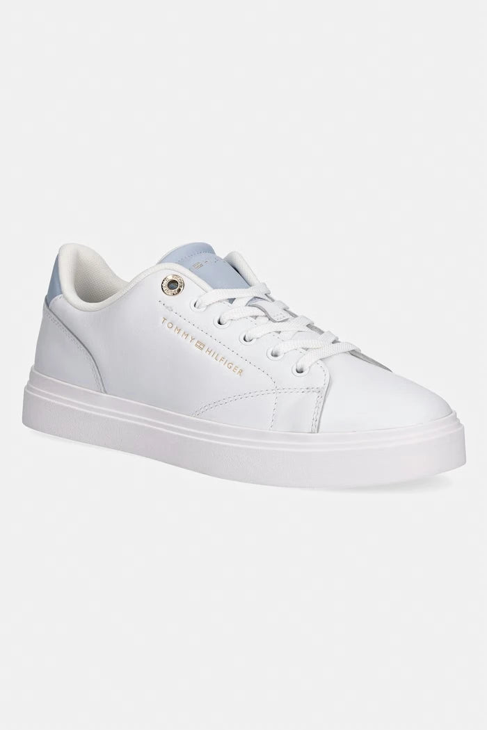 Tommy Hilfiger TH FEMININE CUPSOLE LEATHER kadın düşük spor ayakkabı