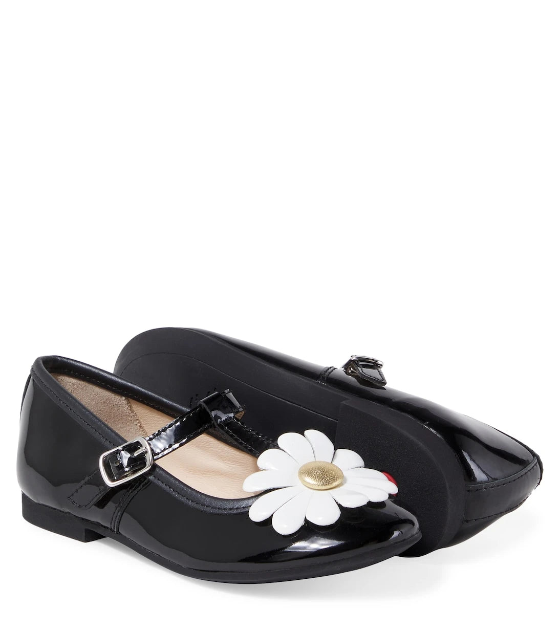 Pom d'Api - Dory Flo leather Mary Jane flats