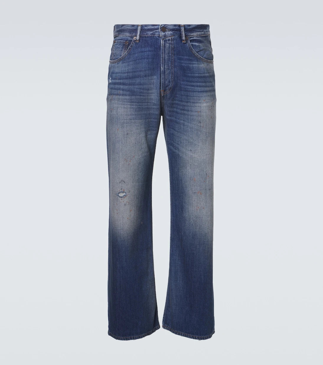 Acne Studios - 2021 distressed wide-leg jeans