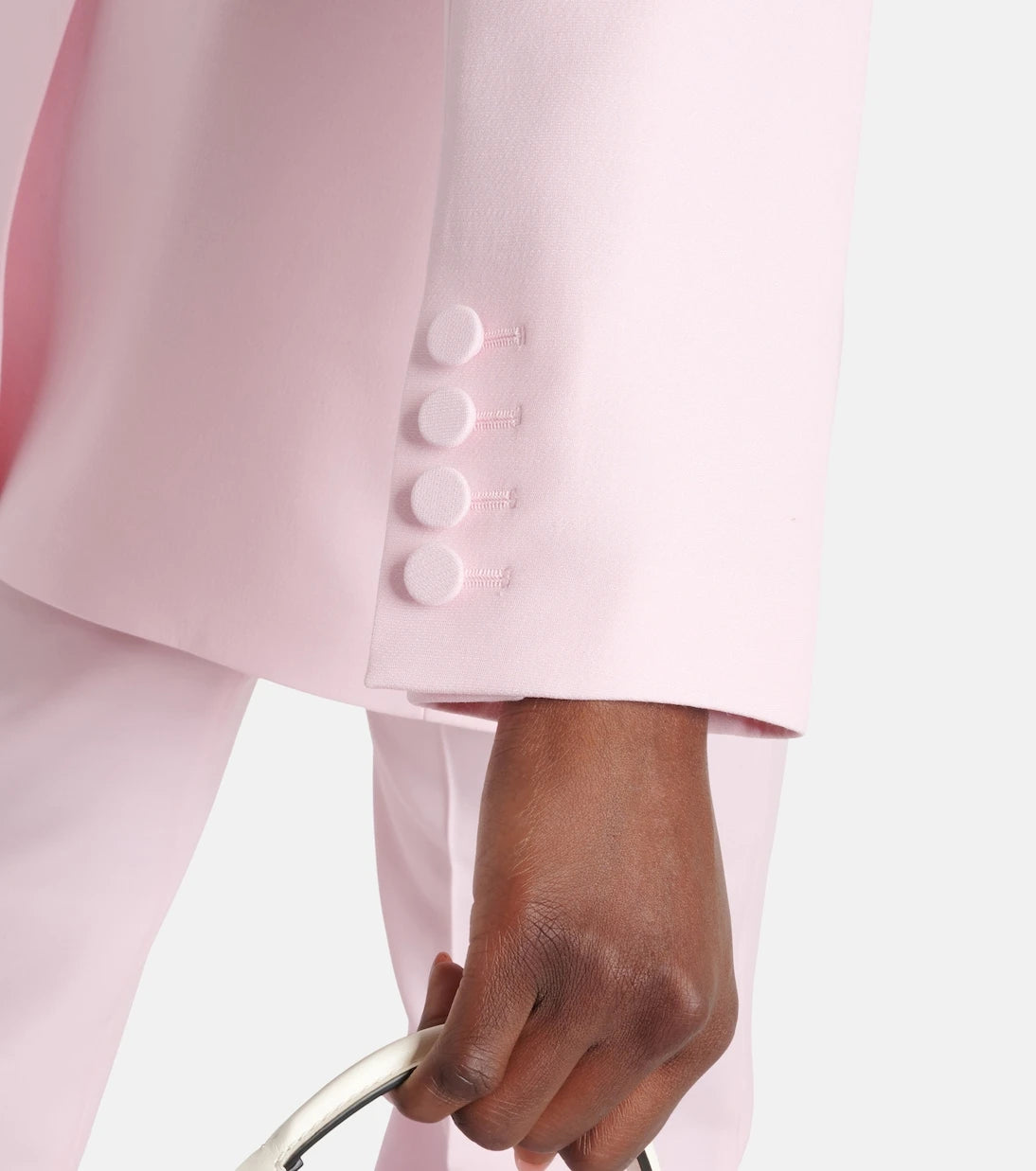 Valentino - Double-breasted wool and silk blazer