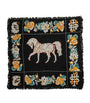 SAVED NY Cashmere Pony Embroidery Throw (170cm x 170cm)