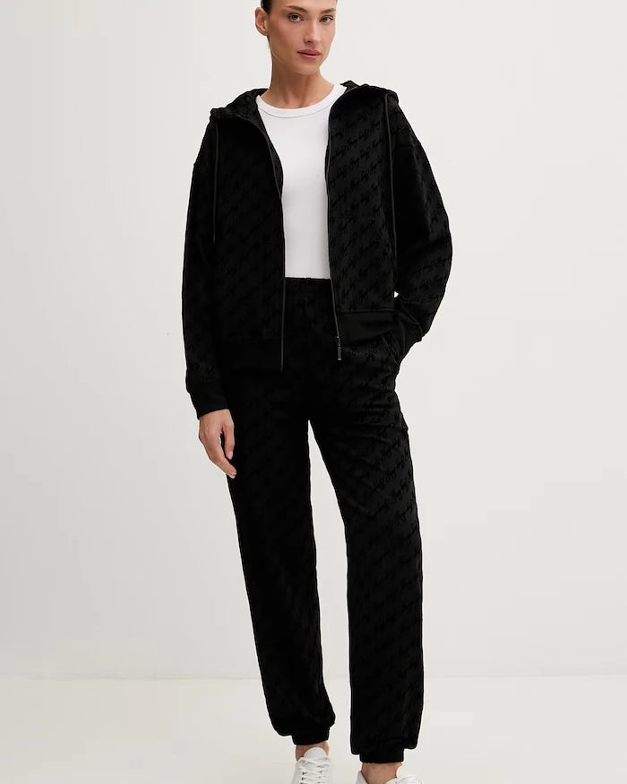 HUGO kadın pamuklu ev sweatshirt FLOKKY_JACKET