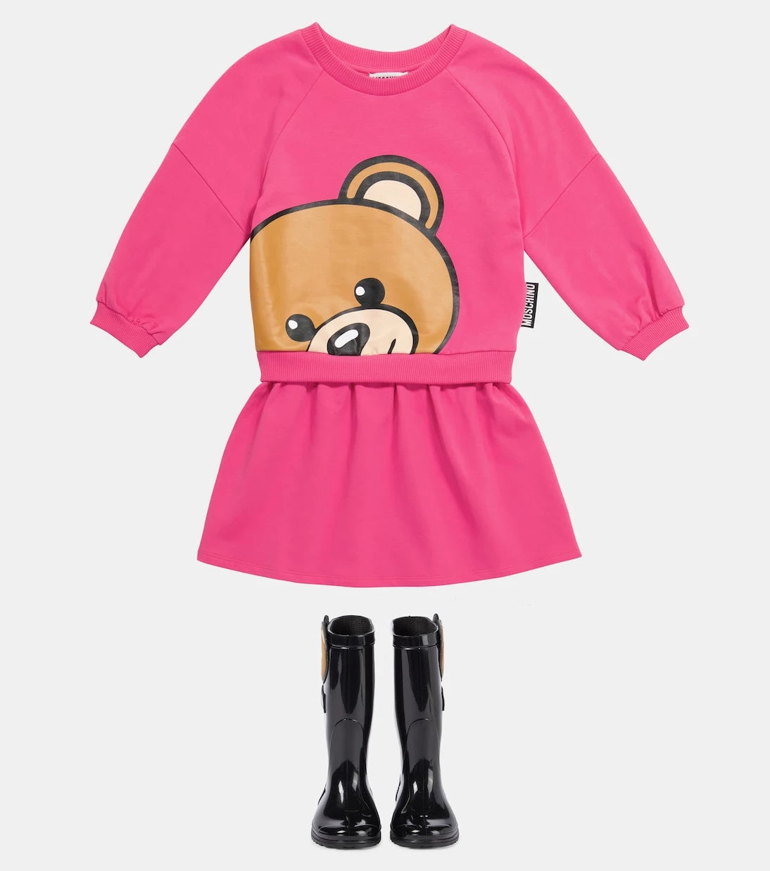 Moschino Kids - أحذية المطر المطاطية