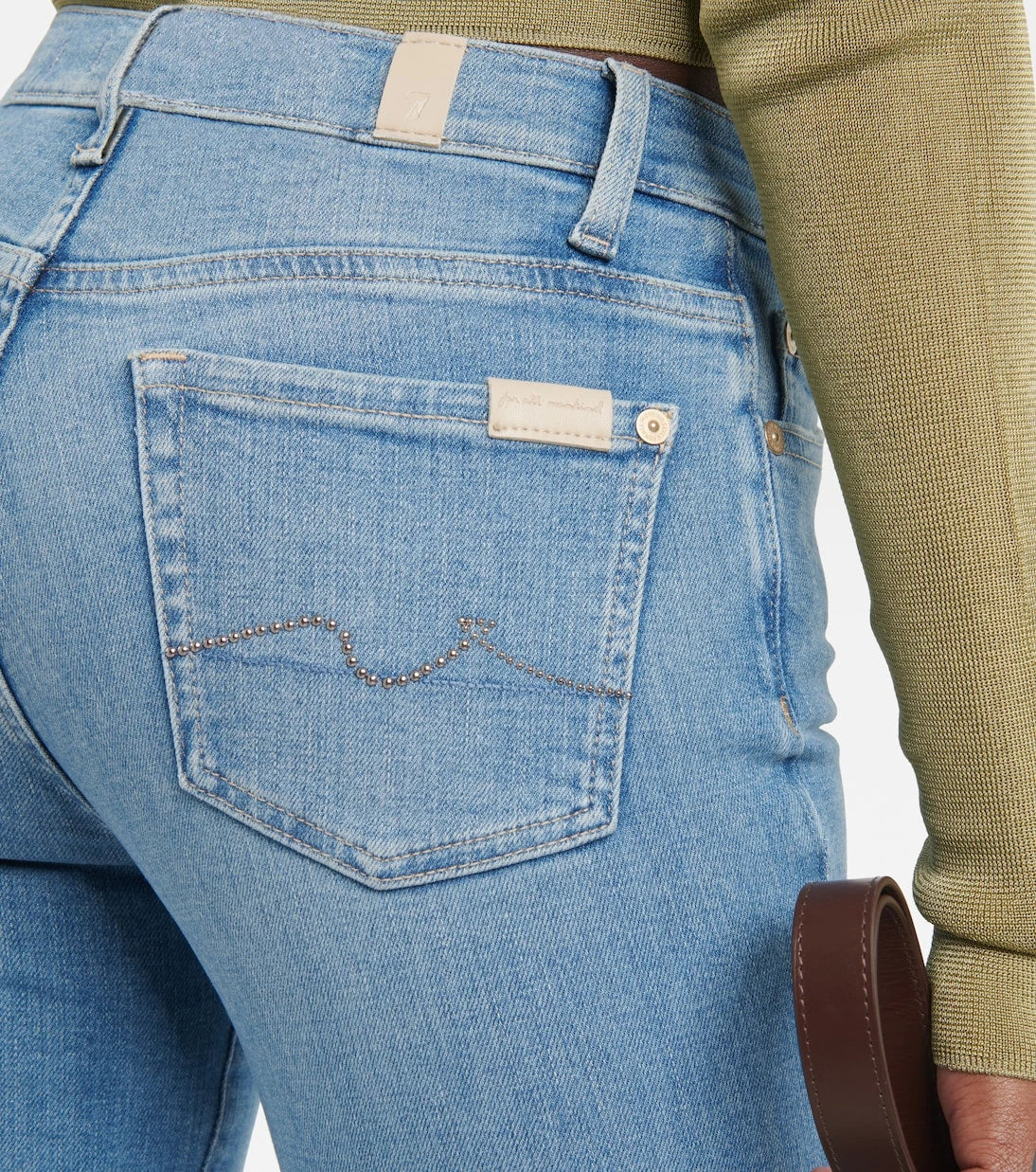7 For All Mankind - Mid-rise skinny jeans
