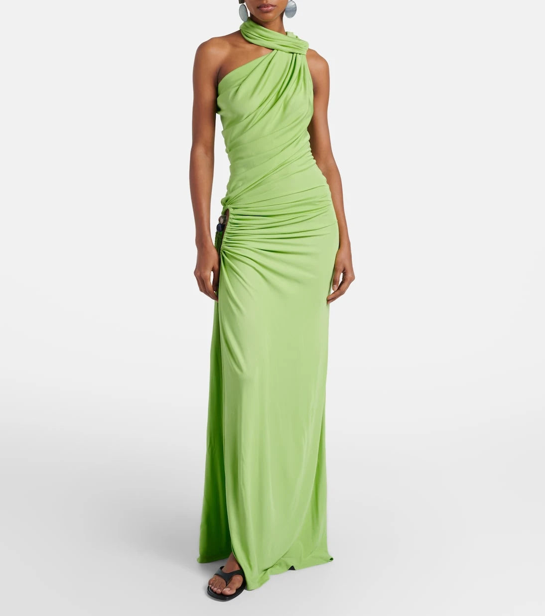 Christopher Esber - Cutout embellished draped maxi dress