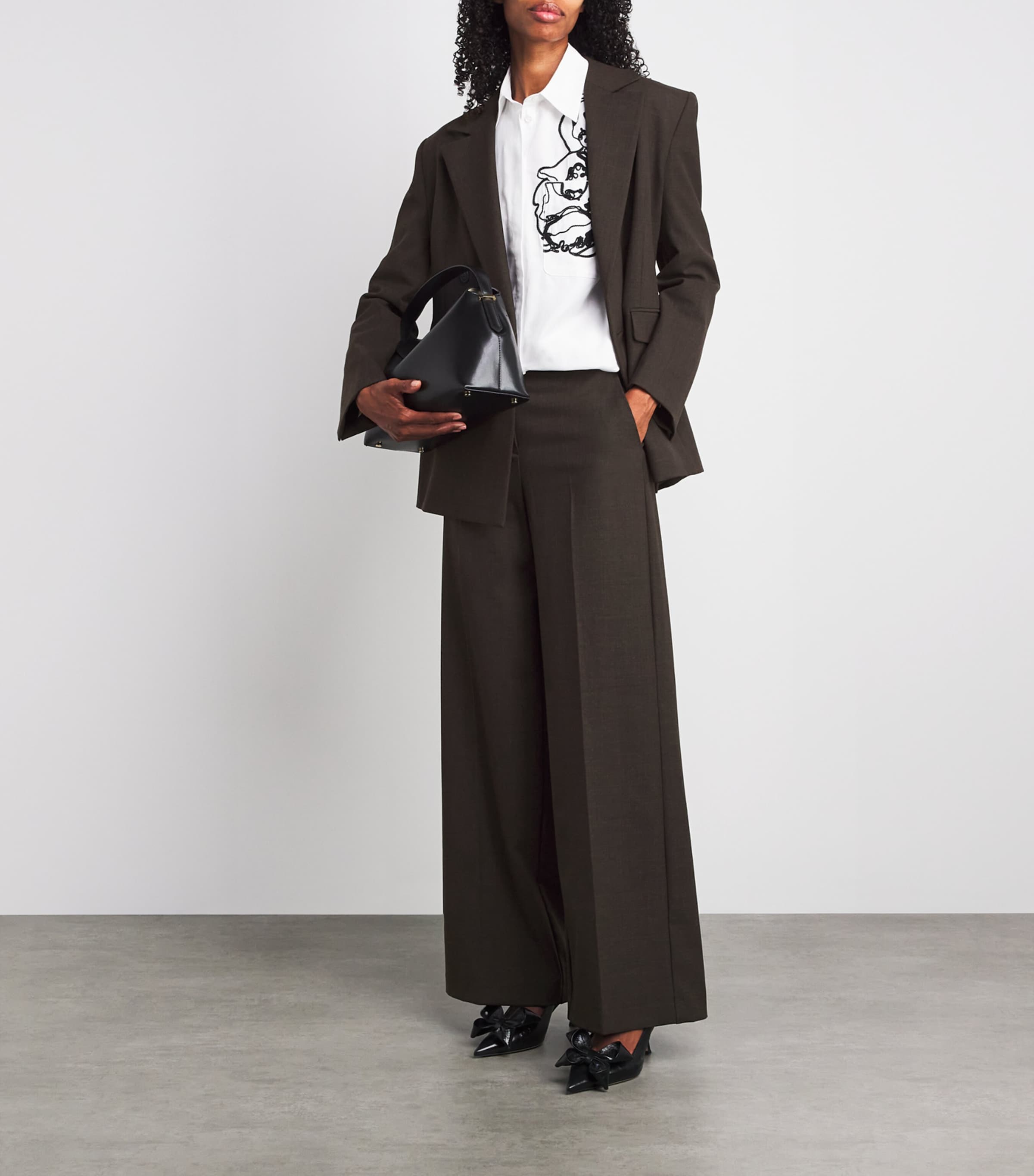 MAX&Co. Grey Tailored Straight Leg Trousers