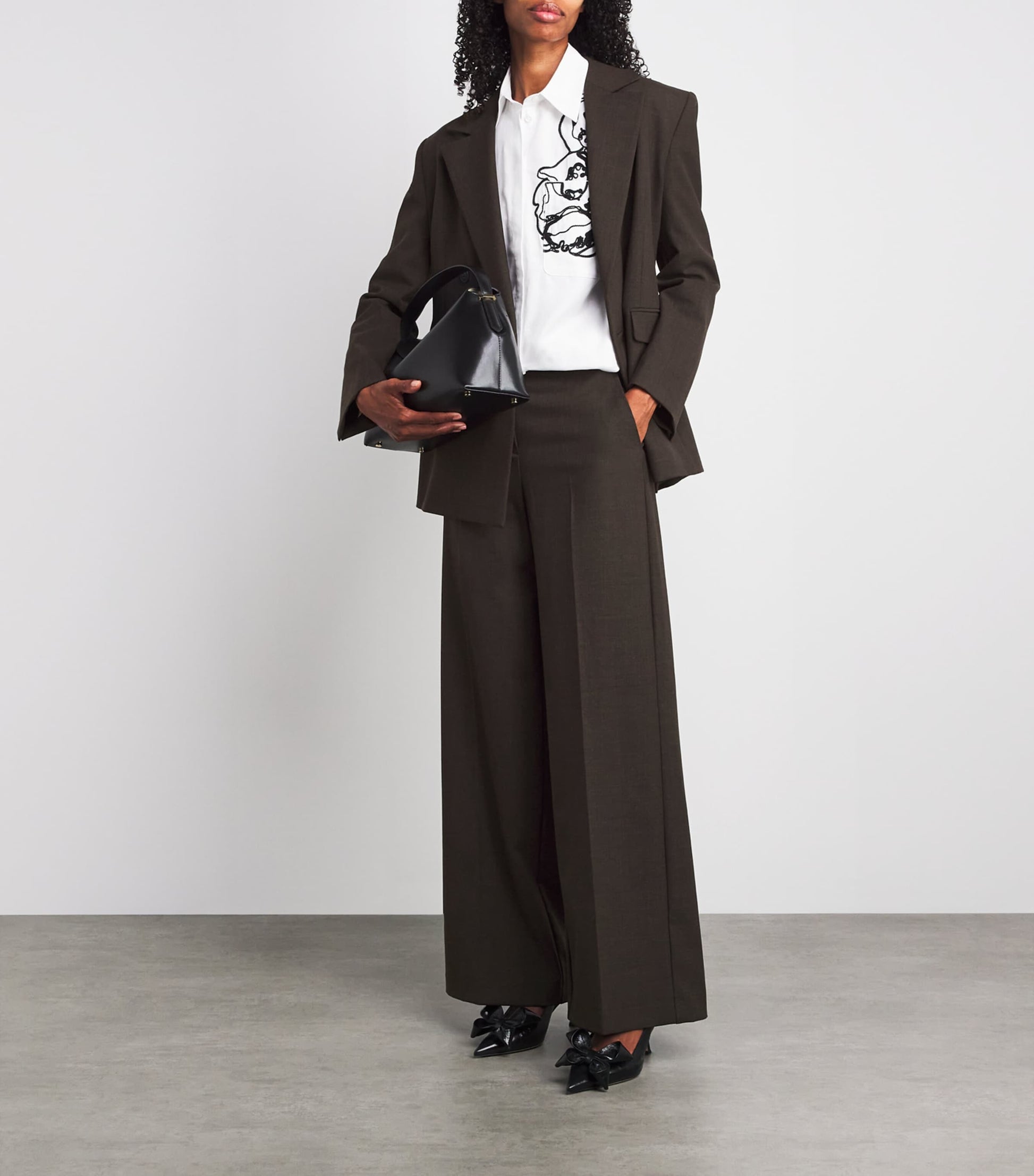 MAX&Co. Grey Tailored Straight Leg Trousers