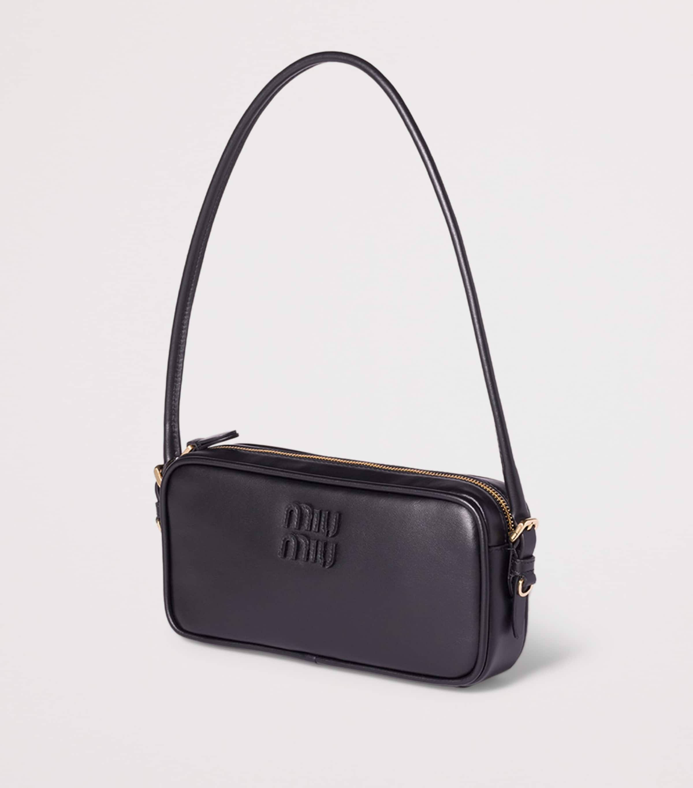 Miu Miu Black Leather Pouch