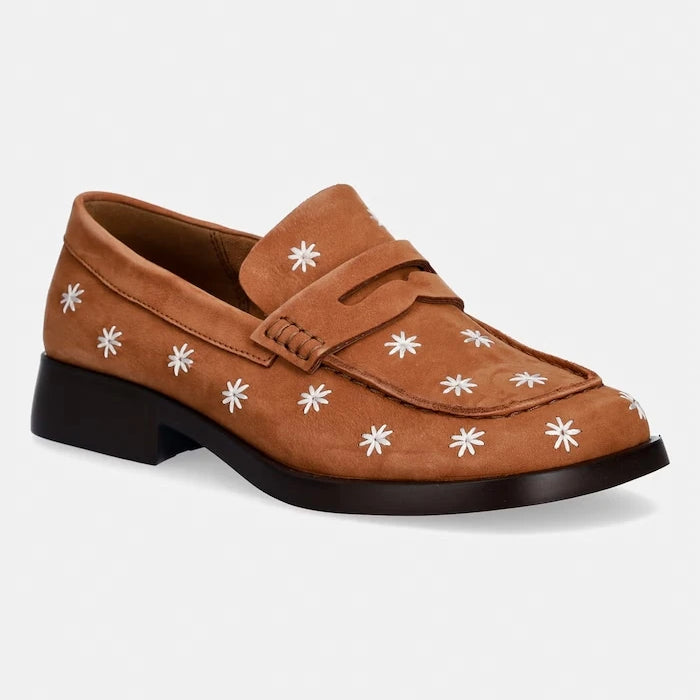 Велурени мокасини Camper Donna