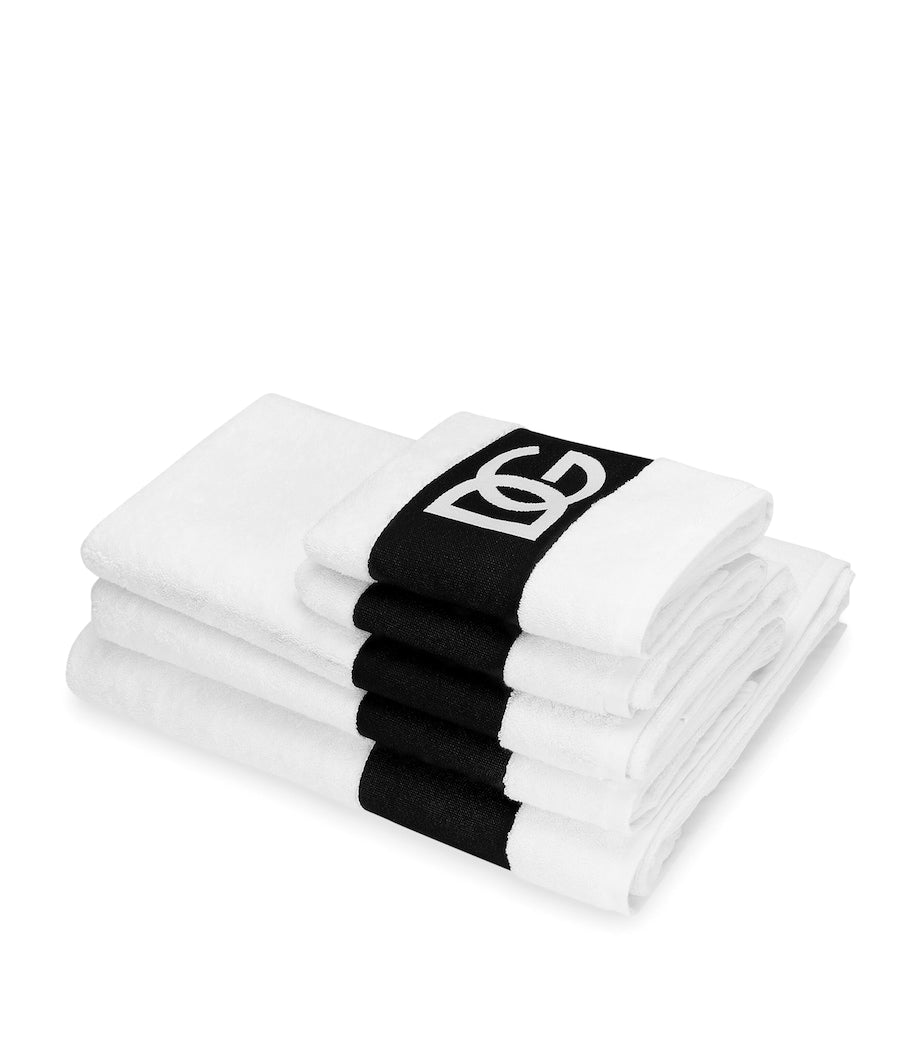 Dolce & Gabbana Casa Logo Bath Towel Set