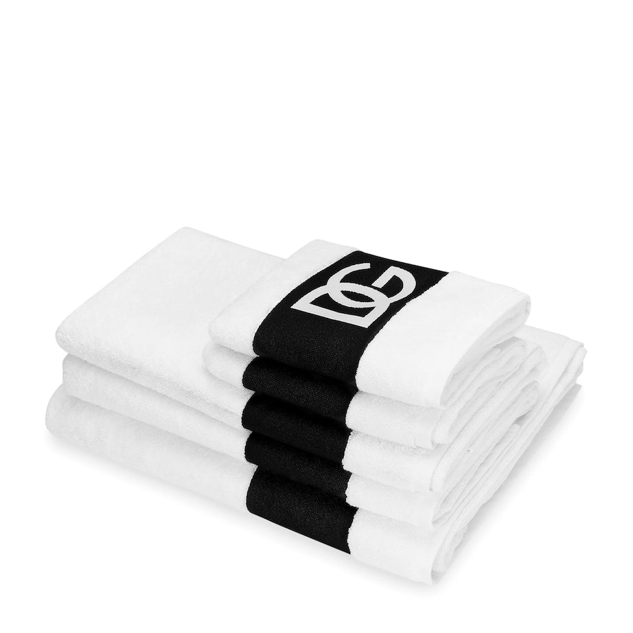 Dolce & Gabbana Casa Logo Bath Towel Set