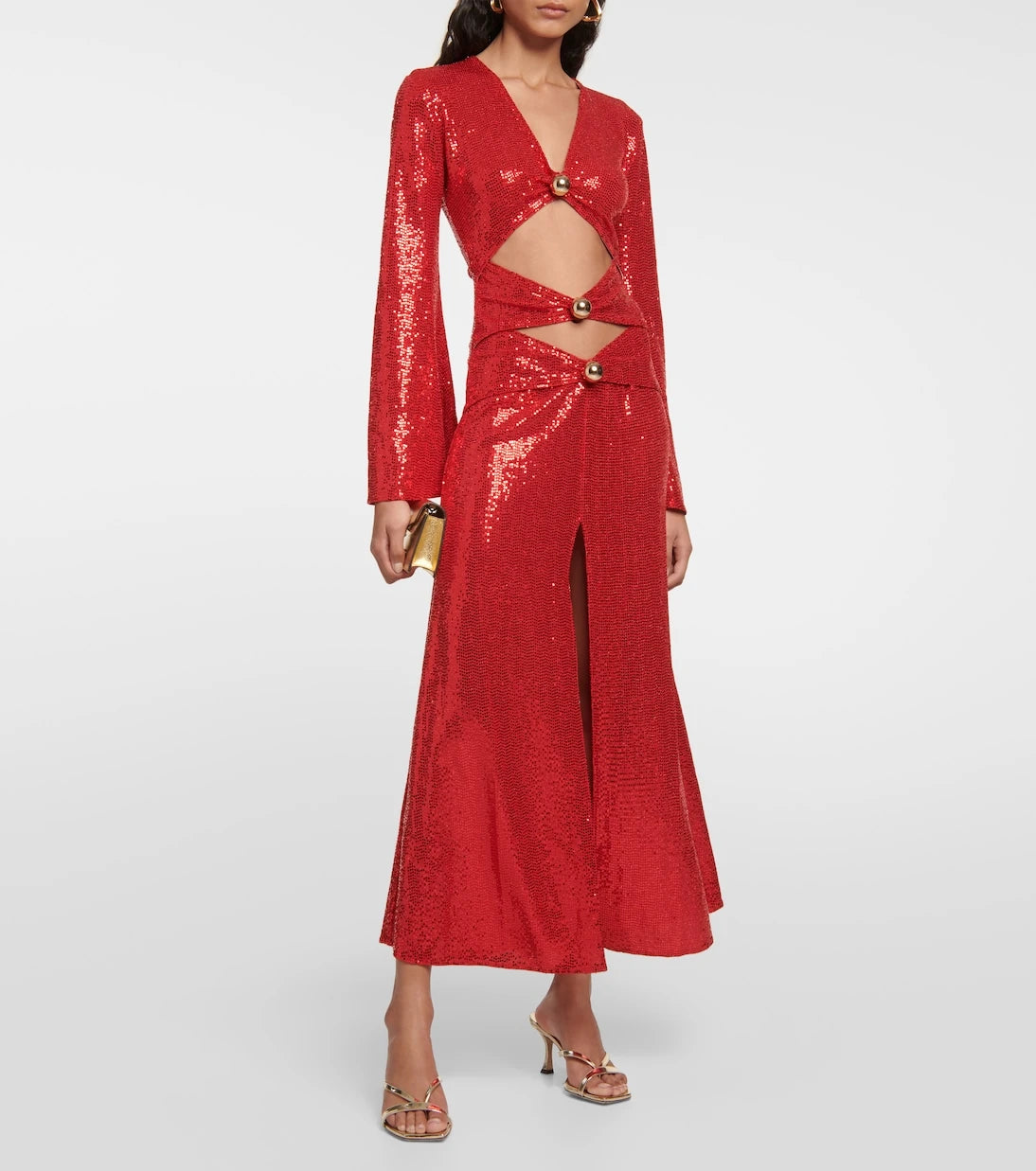 Dodo Bar Or - Fergie sequined maxi dress