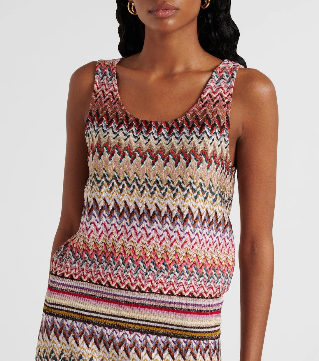 Missoni - Zigzag lamé top