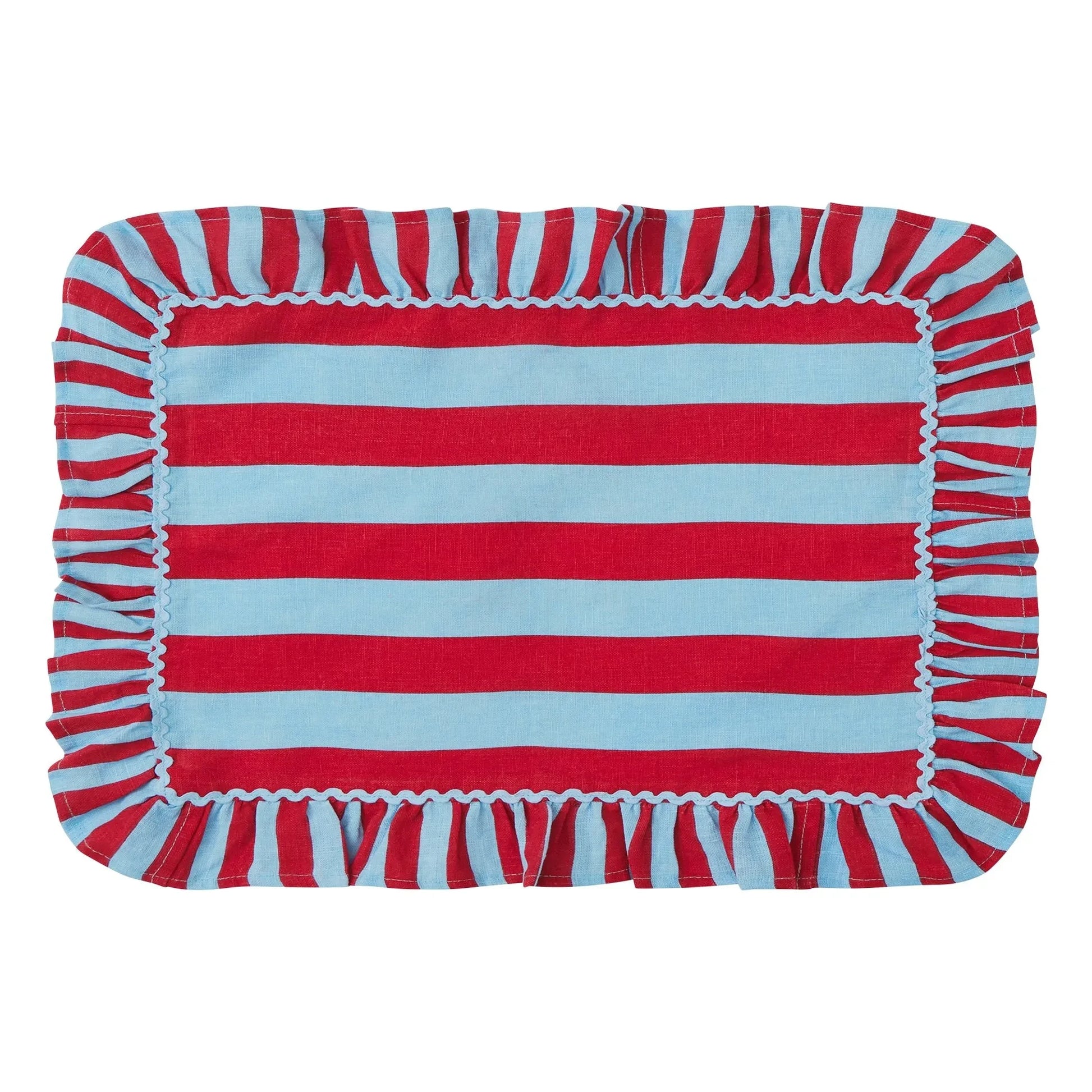 Bitossi - Striped placemat | Red
