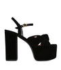 Valentino Garavani Velvet Crasher Platform Sandals 125