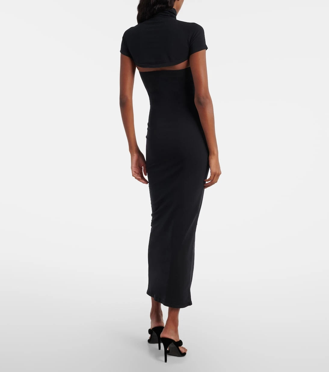 Alaïa - Kesik detaylı maksi elbise