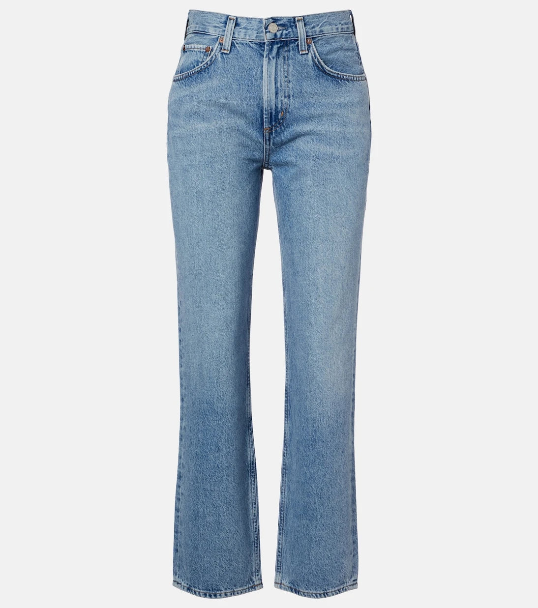 Agolde - Valen high-rise straight jeans