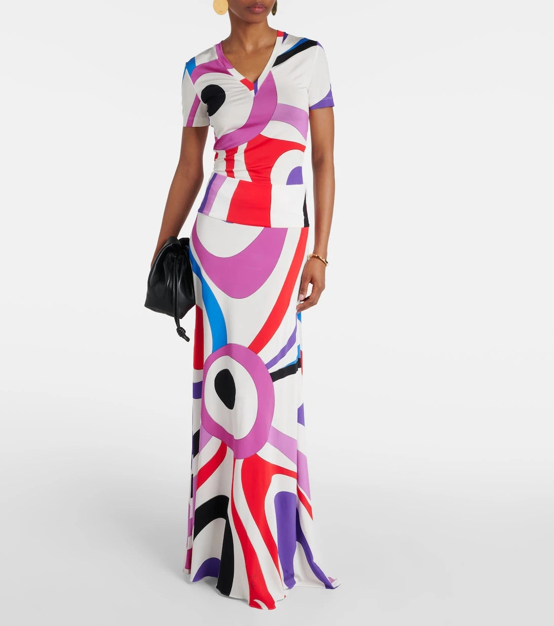 Pucci - Marmo jersey maxi skirt